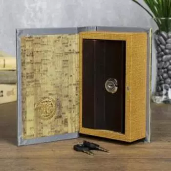 Сейф-книга дерево "Карта путешественника" 17х11х5 см