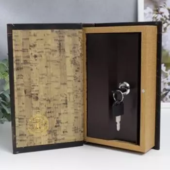 Шкатулка книга-сейф «Сила власти», дерево, искусственная кожа, 21135 см