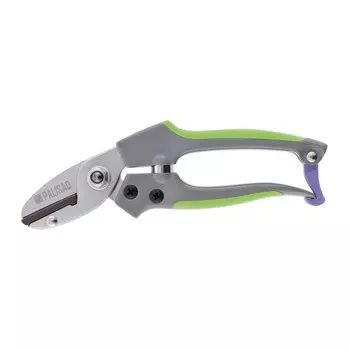 Секатор контактный, 6,7" (17 см), металлические обрезиненные ручки