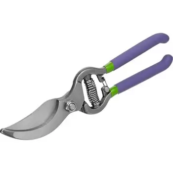 Секатор плоскостной, 10" (25.5 см), с металлическими обрезиненными ручками, Palisad