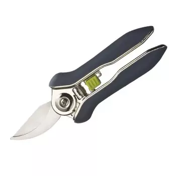 Секатор плоскостной, 6.7" (17 см), флористический, профессиональный, с пластиковыми ручками, OLOV