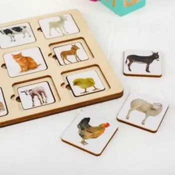 Секретики «Ферма», 24 элемента: 3,8 3,8 см