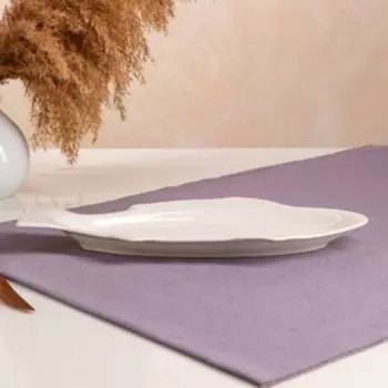 Селедочница "Щука", капучино, 32 см