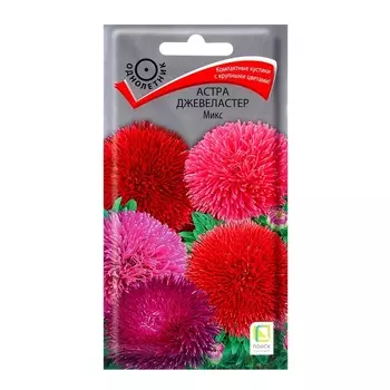 Семена цветов Астра Джевеластер Микс, 0,3гр