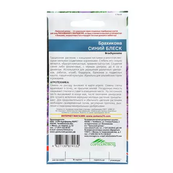 Семена Цветов Брахикома "Синий Блеск" 0 ,05 г
