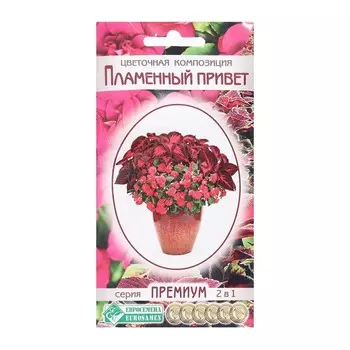 Семена Цветов Цветочная композиция Пламенный Привет, 4 шт