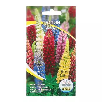 Семена цветов Люпин "Смесь", 10 шт