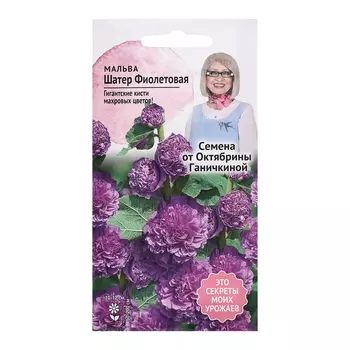 Семена цветов Мальва "Шатер Фиолетовая", 0,1 г