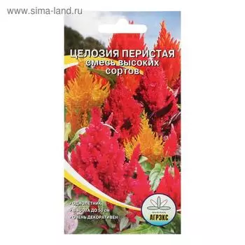 Семена цветов однолетние Целозия смесь высоких 0,1