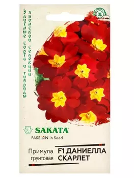 Семена цветов Примула «Даниелла скарлет», F1, 5 шт.