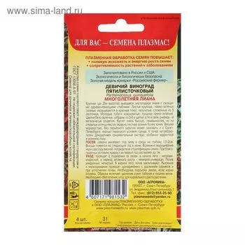 Семена цветов Виноград "Девичий", 4 шт.