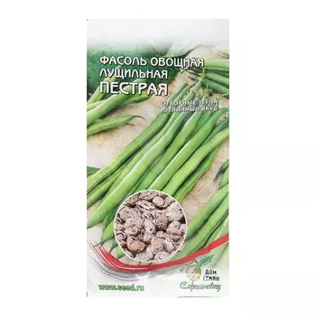 Семена Фасоль "Пёстрая овощная лущильная 8", 17 шт