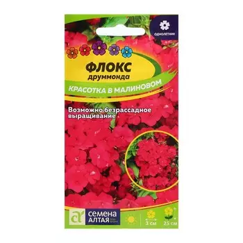 Семена Флокс "Красотка в малиновом", ц/п, 0,1 гр.