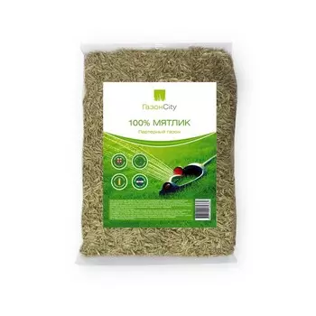 Семена газона ГазонCity «Мятлик», 100%, 0.3 кг
