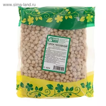 Семена Горох "Зеленый уголок", посевной, 0,5 кг