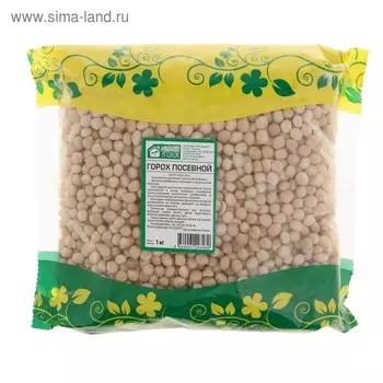 Семена Горох "Зеленый уголок", посевной, 1 кг