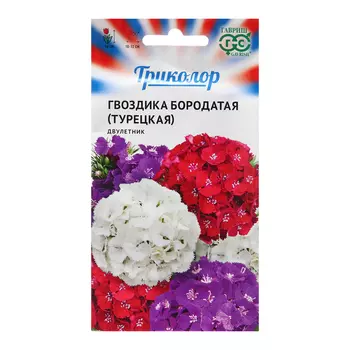 Семена Гвоздика "Триколор", ц/п, 0,6 г
