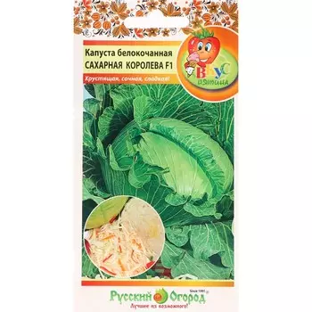 Семена Капусты белокочанной "Сахарная Королева", F1, 50 шт.