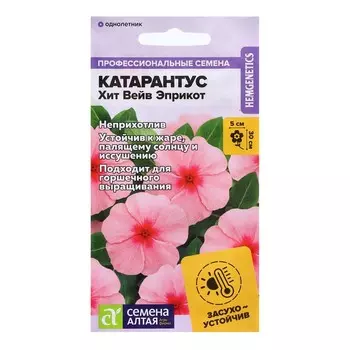 Семена Катарантус "Хит Вейв Эприкот", ц/п, 5 шт