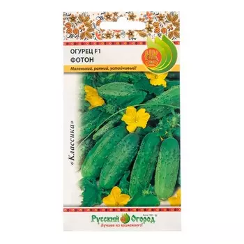 Семена Огурец "Фотон" F1, серия Русский огород, ранний, партенокарп, 12 шт