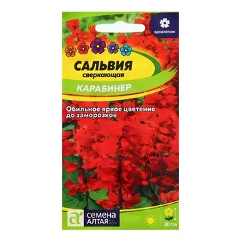 Семена Сальвия "Карабинер сверкающая", ц/п, 0,1 гр.