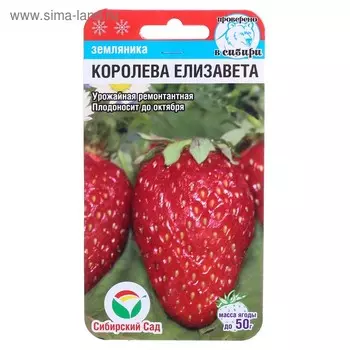 Семена Земляника "Королева Елизавета", 10 шт