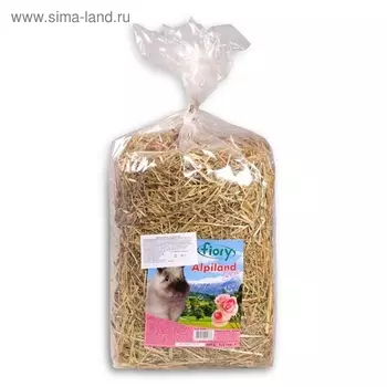Сено «Альпийское» FIORY Alpiland Rose, с розой, 500 г