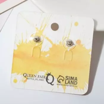 Серьги эмаль "Вкусности" цитрусы, цвет зелёно-оранжевый