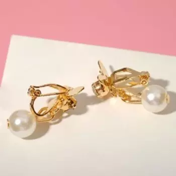 Серьги детские «Выбражулька» принцесска, бабочки с бусиной, цвет МИКС