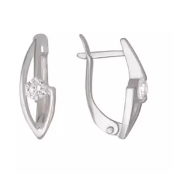 Серьги «Ханна», посеребрение