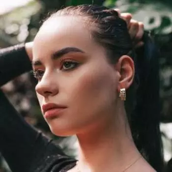 Серьги-кольца "Ажур" изящество, цвет золото