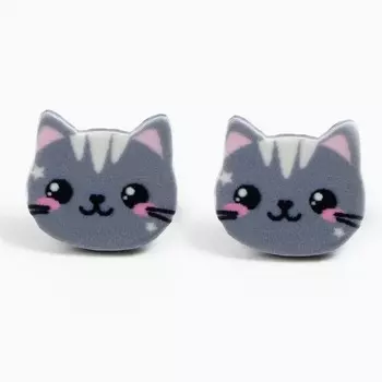 Серьги «Кошечки», 2 х 1,5 см