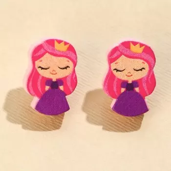 Серьги детские «Маленькой леди», гвоздики