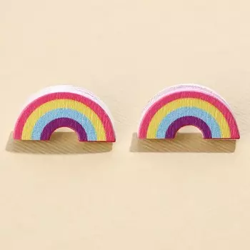 Серьги детские Meow, гвоздики