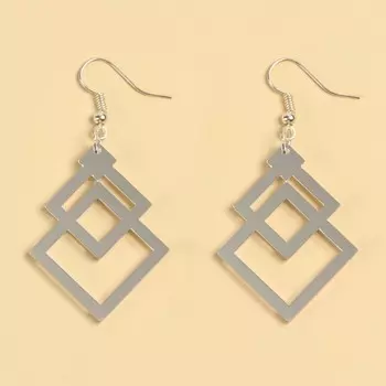 Серьги "Прекрасна" 6 х 9 см