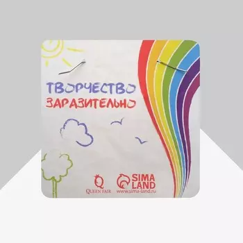 Серьги из дерева «Школа» карандашики, цветные в серебре