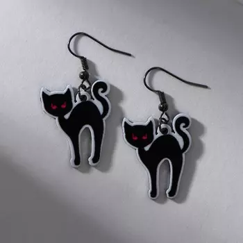 Серьги на Хэллоуин «Страшно»