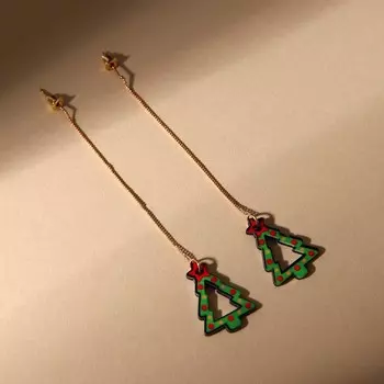 Серьги «Верь в сказку», длина 9 см.