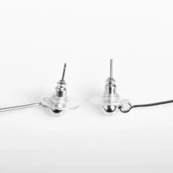 Серьги висячие «Маятник» крупный диск, цвет серебро, 7 см