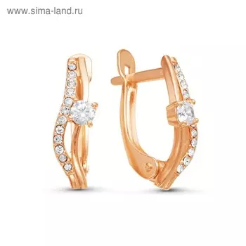 Серьги "Желание", позолота