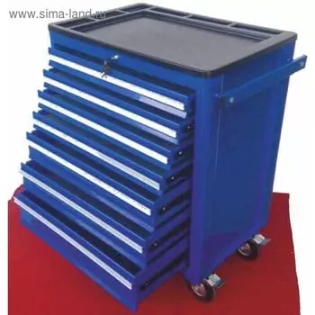 Сервисная инструментальная тележка "СЕРВИС КЛЮЧ", 6 ящиков, столешница 770 х 450 мм