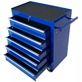 Сервисная инструментальная тележка "СЕРВИС КЛЮЧ", 5 ящиков, столешница 740 х 685 мм