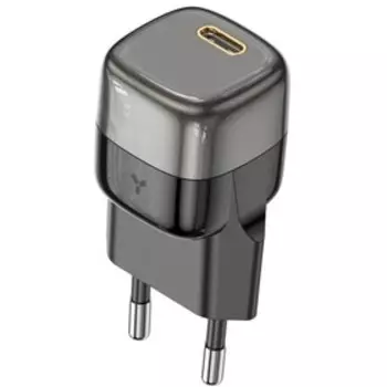 Сетевое зарядное устройство Accesstyle Grape 20WC, USB-C, 3А, 20 Вт, быстрая зарядка, серое