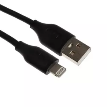 Сетевое зарядное устройство Exployd EX-Z-466, 2 USB, 3.1 А, кабель Lightning, 1 м, черное