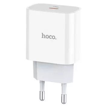 Сетевое зарядное устройство Hoco C76A Plus, Type-C - PD/QC 20 Вт 3 А, белый