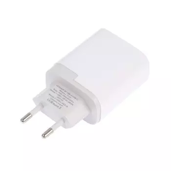 Сетевое зарядное устройство PERO TC05, USB, USB-C, 3 А, быстрая зарядка, белое