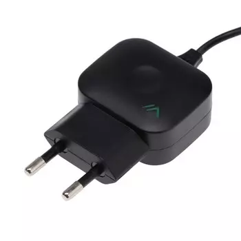 Сетевое зарядное устройство Vertex Slim Line, 2.1 А, кабель microUSB, черное