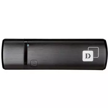 Сетевой адаптер WiFi D-Link DWA-182/RU/E1A USB 3.0 (ант.внутр.) 1ант.