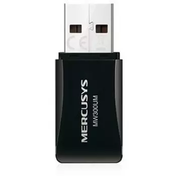 Сетевой адаптер WiFi Mercusys MW300UM N300 USB 2.0