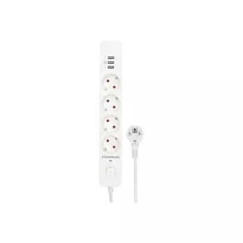 Сетевой фильтр Гарнизон 2.0 Мультипорт EPS-4-U3-W-4, 4 р, 10А, 3xUSB, 4м, ур.защиты 2+, белы 1034186
